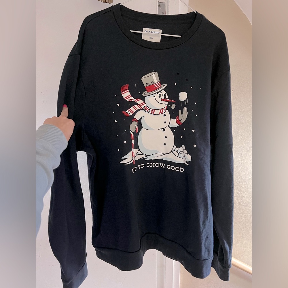 Old Navy Men’s Holiday Crewneck Sweatshirt Nwot Size XXXL
